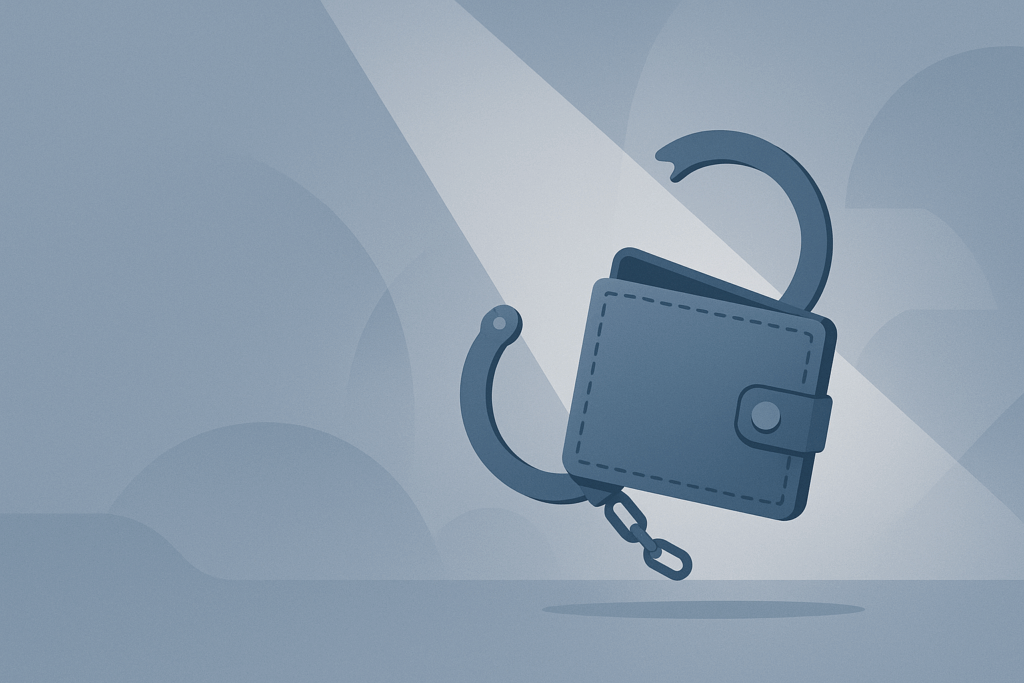 Peněženka s pouty Peněženka s pouty